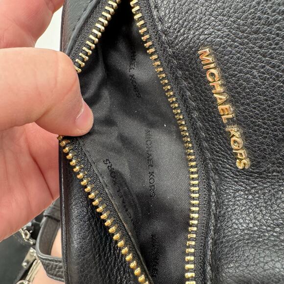 Michael Kors black leather Rhea Mini Leather Backpack main image 13